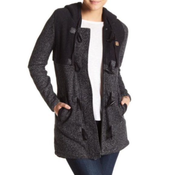 Rip Curl Penny Longline Fleece Hoodie Jacket Sz XS - Picture 4 of 10